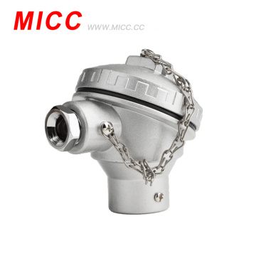 Microconducteur MICC et rouge Niveau de protection IP65 Têtes de thermocouple de type KNE